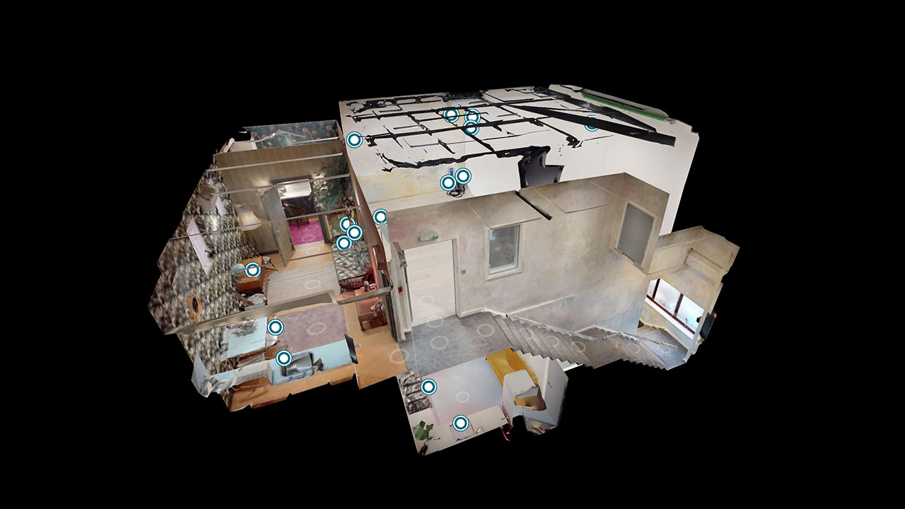 Film studio rental 3D view from virtual tour