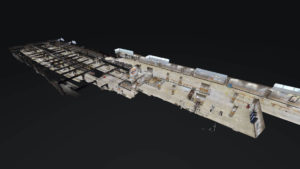 3D Dollhouse View of london train station